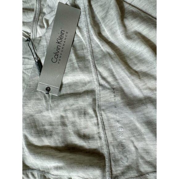 Calvin Klein Performance Tank Top Grey Medium Crossover Back - Picture 4 of 8